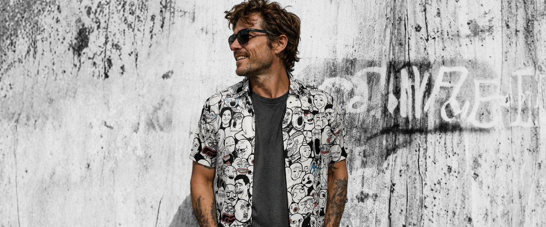 Absurdity Club Internet Relic overshirt — personality without the novelty-shirt costume energy