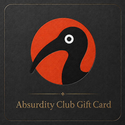 The Absurdity Club Gift Card. Gift card to purchase a Collage Overshirt.